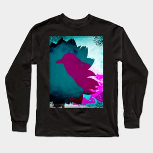 Flower And Bird Long Sleeve T-Shirt